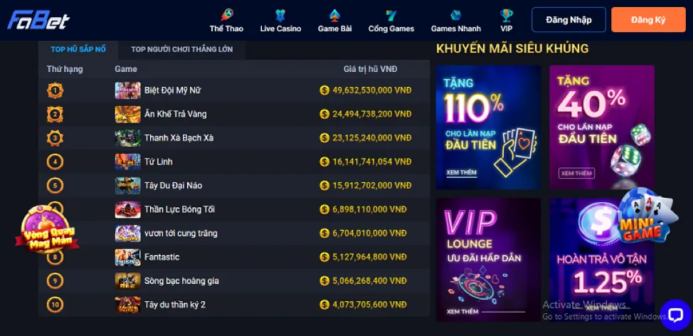 Khuyến mãi casino soi69